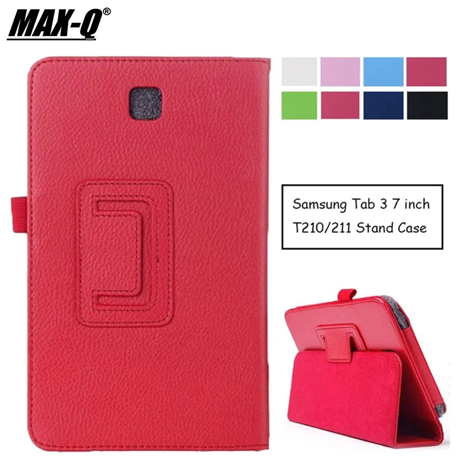 MAX Q Чехол книжка в деловом стиле из искусственной кожи для samsung galaxy tab 3 7 0 T210 T211 T2100