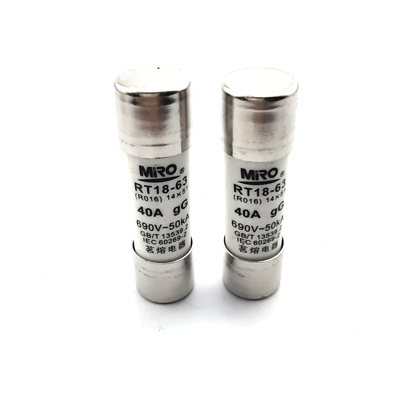 Ming плавленый RO16-40A(RT14-32 RT18-63) 14*51 предохранитель R016 предохранитель