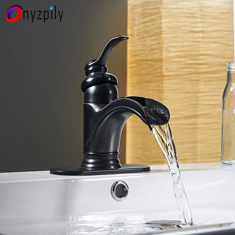 Onyzpily смеситель для раковины, кран для ванной комнаты, кран для водопада, смеситель для раковины, смеситель для раковины, torneira banheiro