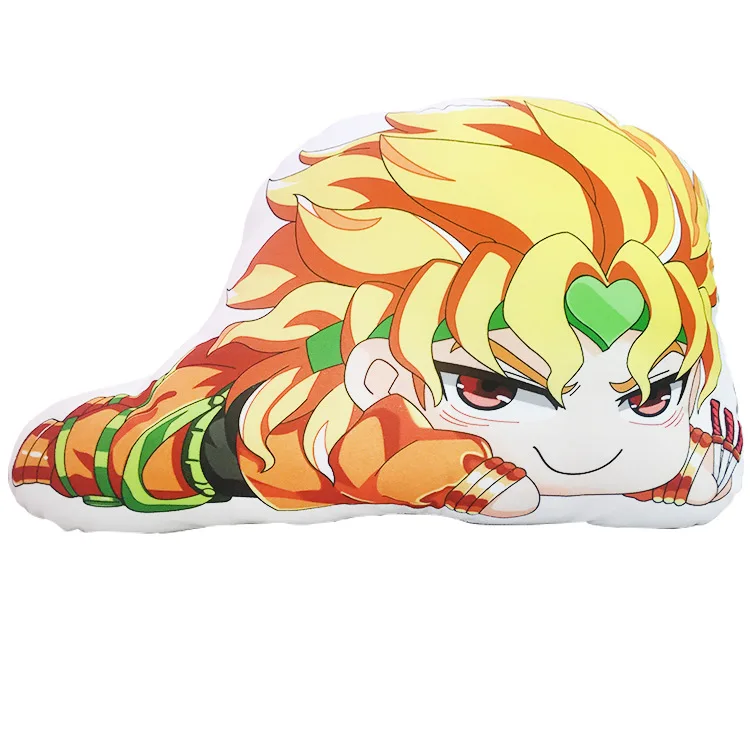 

40cm Japan Hot Anime JoJo's Bizarre Adventure Caesar Joestar Platinum Star Plush Pendant Brando Animation Pillow Gift for Kids