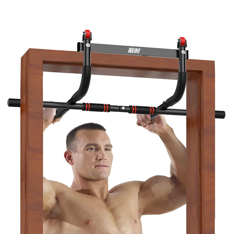 Adjustable Indoor Fitness Door Horizontal Bar Home Pull Up Workout Handles Gym Frame Multi-functional Doorway Chin-Up Equipment
