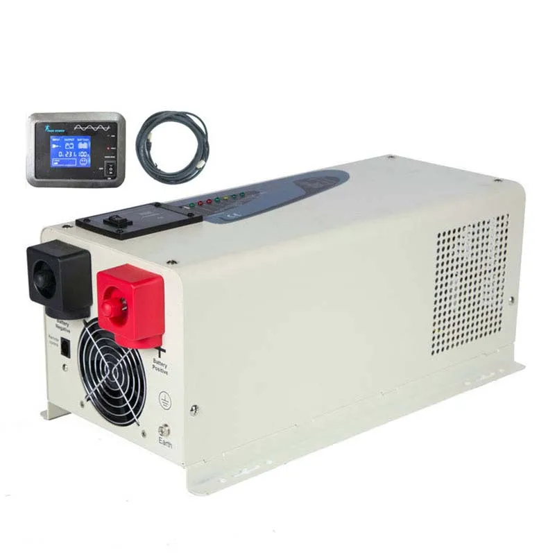 Решетки галстук инвертор 3000 Вт dc 12v 24v 48v к ac 110v 220v с интеллектуальным зарядным