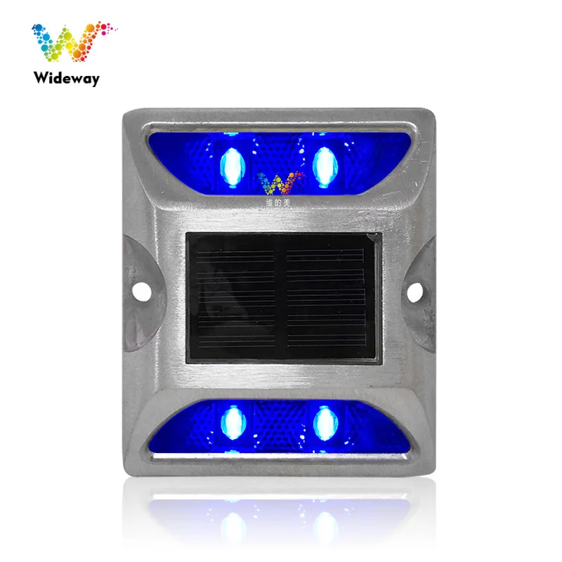 road stud Aluminum Alloy Super Bright Pier Park Courtyard Flashing Light LED square solar cast aluminum road stud