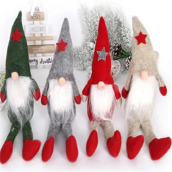 

Christmas Decorations Faceless Doll Boy Dolls Window Decorations 1pc Christmas Tree Hanging Pendant Cute Plush Angel Doll Toys