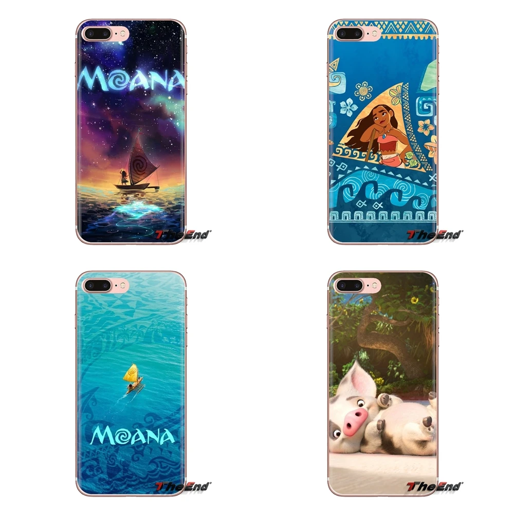 Moana мультфильм для Xiaomi Mi3 samsung A10 A30 A40 A50 A60 A70 Galaxy S2 Note 2 большое ядро Prime прозрачные