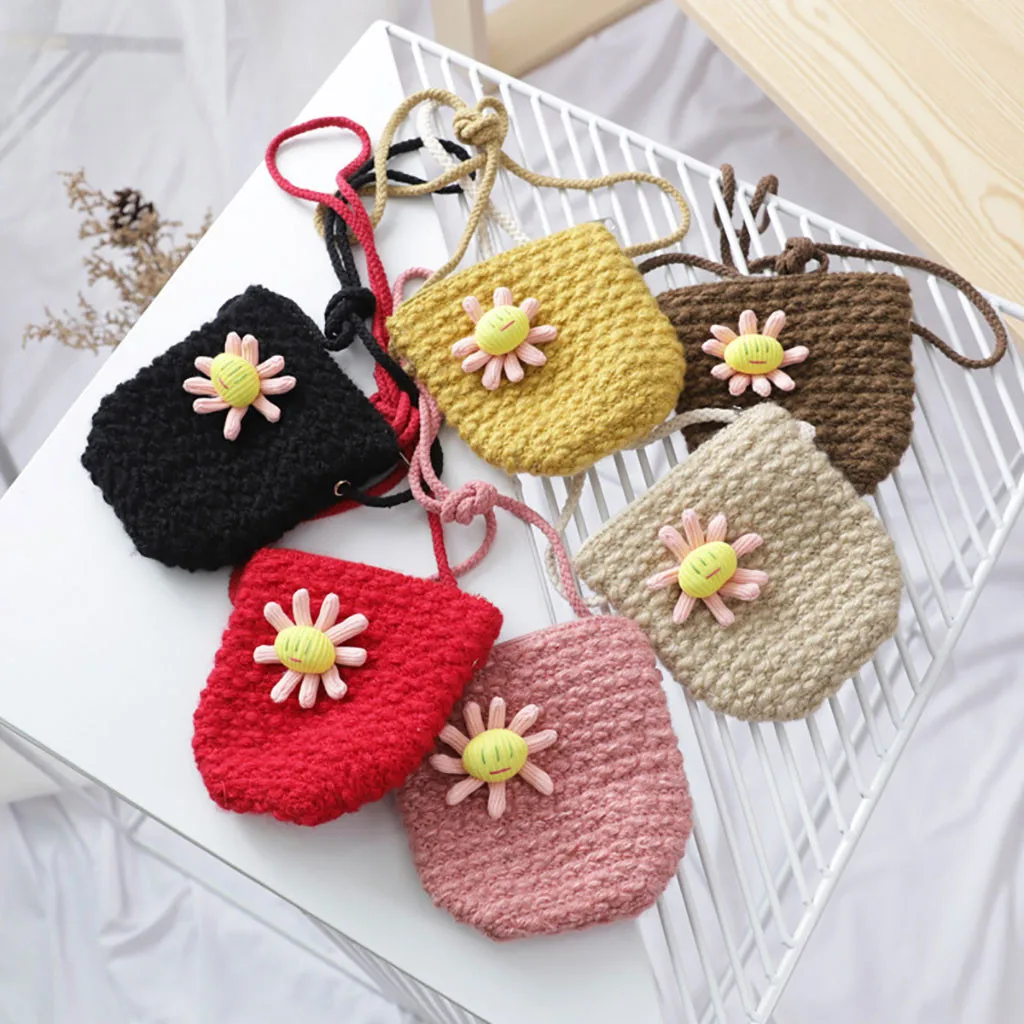 Winter Hat Baby Boy Baby Girl Hat Wool Thick Warm Hat Sets Knitting Bag Bucket Hat Baby Hat Autumn Basin Hat Bag Suit Wy4