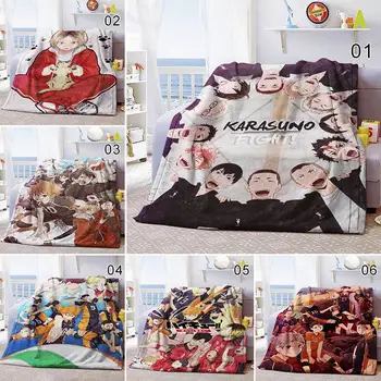 

Anime Haikyuu!! soft Warm Coral Fleece Plush Throw Blanket Bed rug 100*150cm Flannel Bedroom Sheet Cosplay Winter Blanket