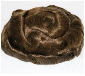 Высокое качество швейцарское кружево спереди с тонким моно мужской парик Versalte бренд, кружево спереди натуральные волосы французское кружево - Парик Цвет: 17#