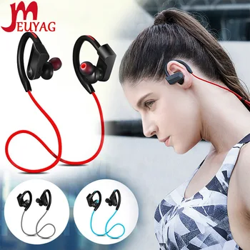 

MEUYAG portable wireless Bluetooth 5.0 sports noise-cancelling waterproof headset with microphone Support iOS/Android