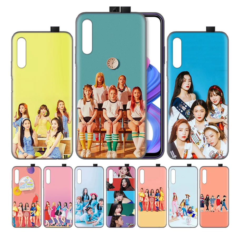 

Silicone Case Cover for Huawei Honor 8X 8C 8A 8S 9X 10 20 20i V20 Play Y5 Y7 Y9 Lite Pro Prime 2019 Nova 4e Red Velvet K Pop
