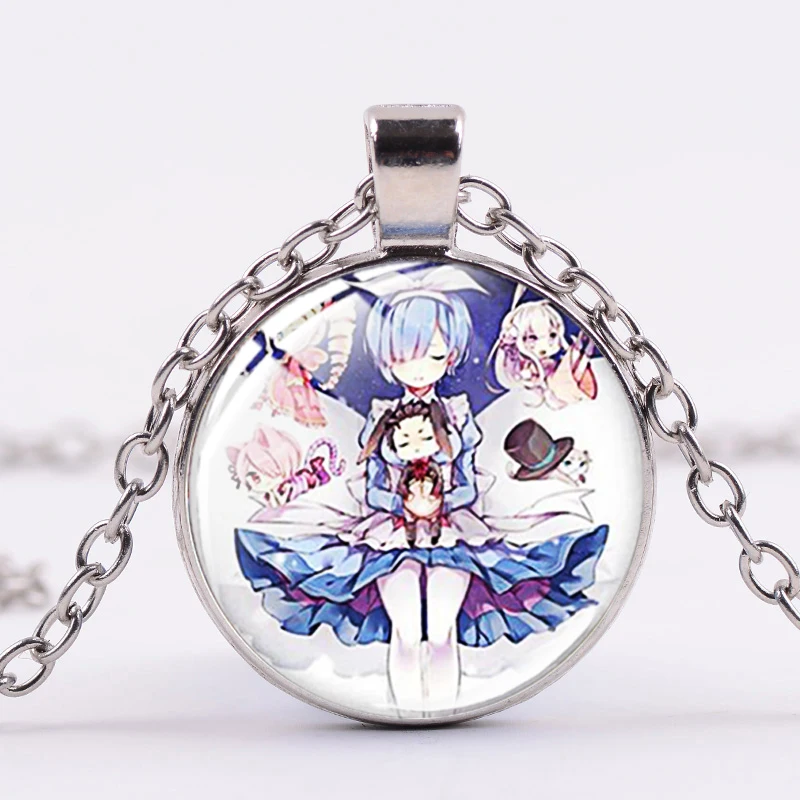 Ожерелье с подвеской из аниме Re:Zero Start Life in other World женское чокер изображением