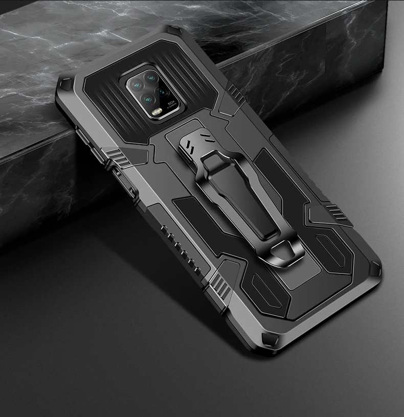 Luxury Shockproof Armor Phone Case For Xiaomi Redmi Note 10X 9 9A 9C 9S Pro Max Rugged Metal Aluminum Magnetic Anti-fall Cover