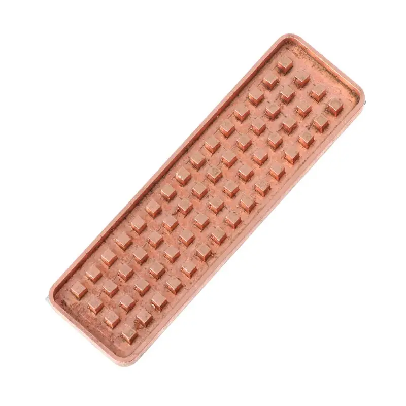 Медный NVME NGFF M.2 радиатор 2280 SSD металлический лист теплопроводность силиконовая пластина Вентилятор охлаждения Радиатор
