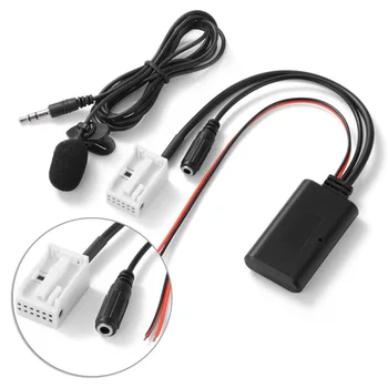 

12V DC 5V 12Pin Bluetooth Hands-free Music Microphone Audio Adapter MIC For A4 B7 TTs TT A8 R8 A3 MA2256 Car Styling Accessories