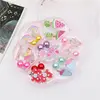 7 Pairs Mini Lovely Ear Clips for Girls Hypoallergenic No Piercing Plastic Earrings for Kids with Pain-resistan 3