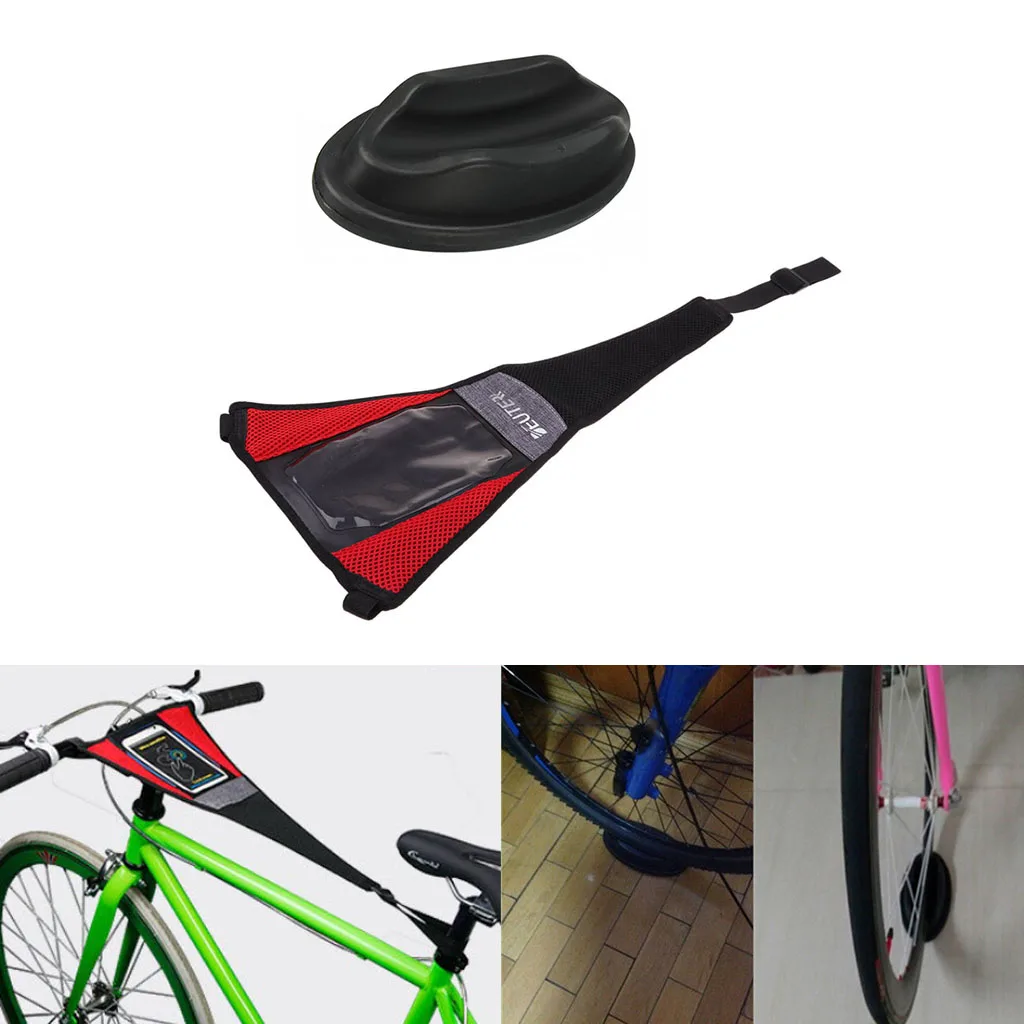 Bike Trainer Sweat Cather Cover Indoor Bicycle Frame Protector Net Wheel Block Bicycle Trainer Roller