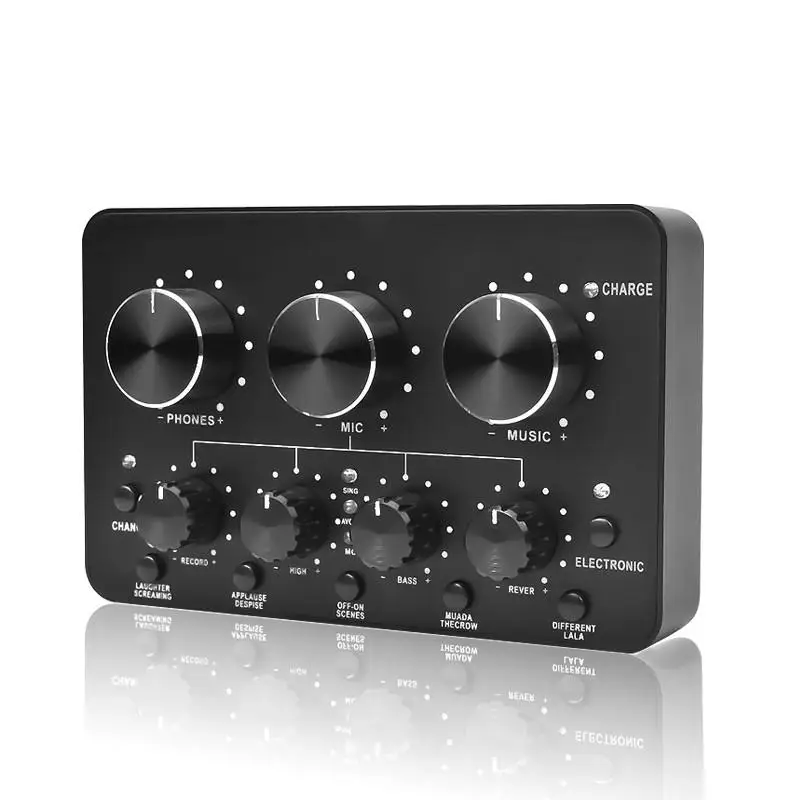 

Professional Live Sound Card BM 800 Microphone Multi Function Interface usb Audio Support Mobile Phone for Computer Accessories