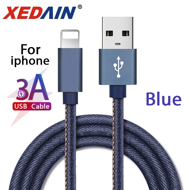 

XEDAIN USB Cable For iPhone XR 8 11 iPad 3A Fast Charge Cable For iPhone Charger iPad Gaming USB Data Cable iP Interface Devices