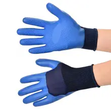 Рабочие перчатки противоскользящие латексные рабочие перчатки для защиты труда износостойкие водонепроницаемые защитные перчатки горячая распродажа