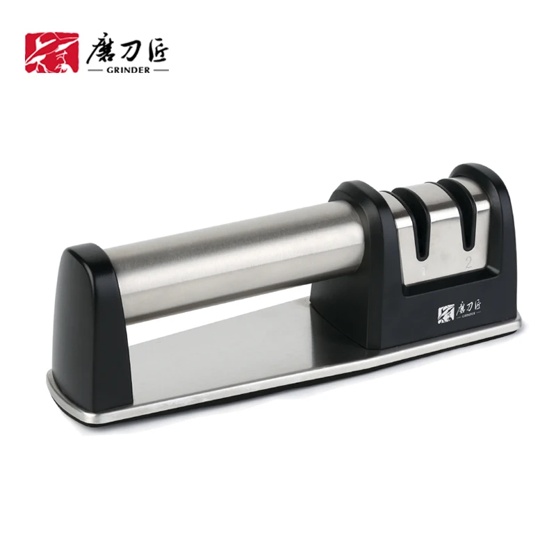 

GRINDER Multifunctionaly Two stages Kitchen Knife Sharpener With Serrated Blade Eco-friendly Good for Damascus Knife TG1007 N