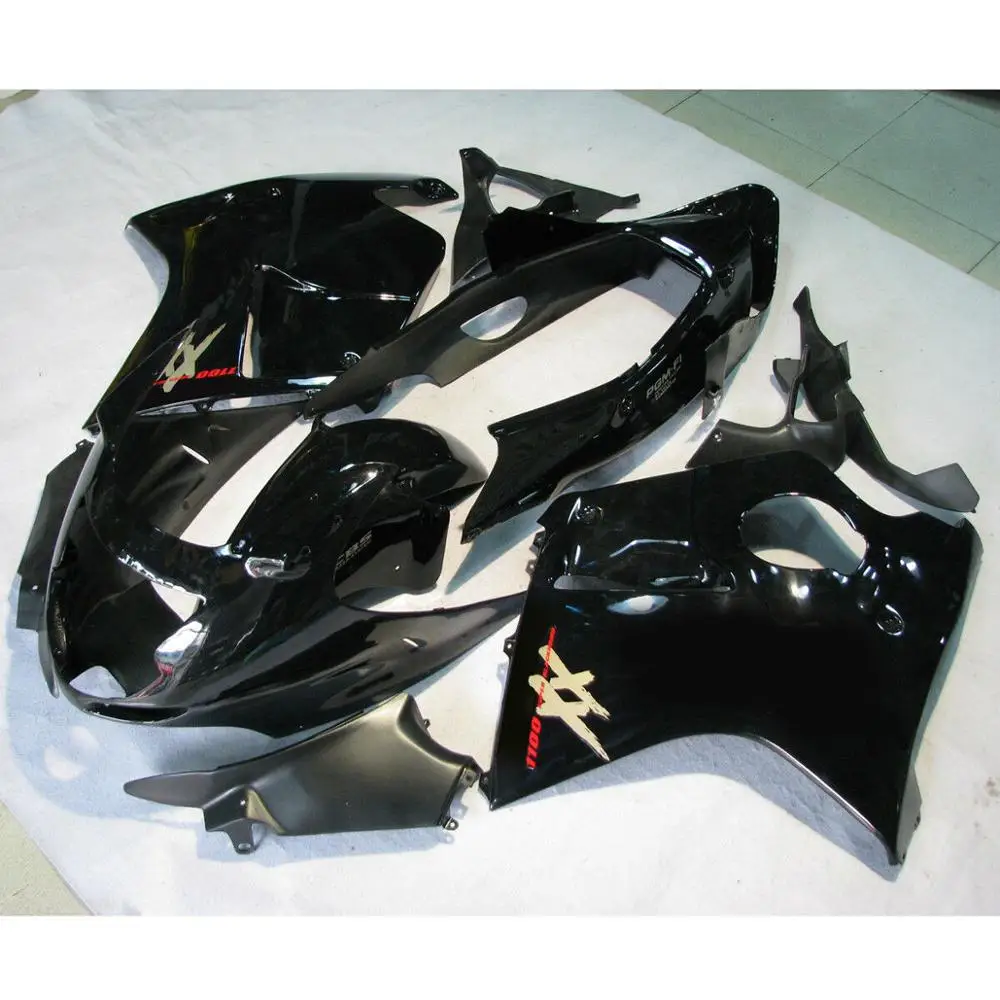 Мотоцикл черный впрыска ABS окрашенный обтекатель КУЗОВ комплект для Honda CBR1100XX CBR 1100 XX Blackbird 1996-2007 06 05 04 03 02