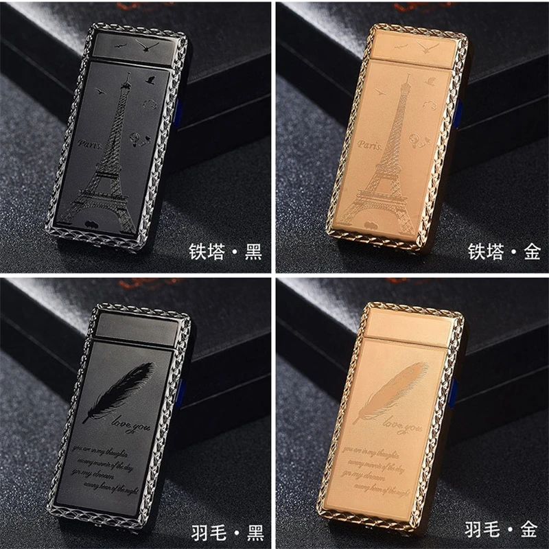 Новейшая электронная Usb зарядка двойная дуговая Зажигалка плазменный электронный импульсный Зажигалка китайский Дракон Форма зажигалка гаджеты для меня