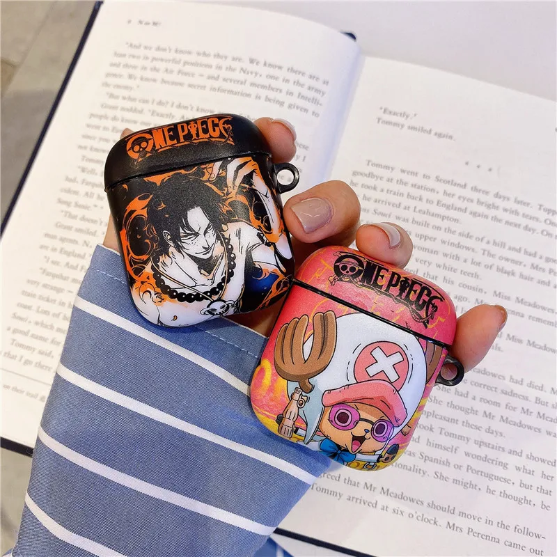 Чехол Chopper Ace для AirPods Apple, японский аниме, цельный чехол для наушников, для Airpods 1, 2, TPU, IMD, чехол, аксессуары, защитная крышка