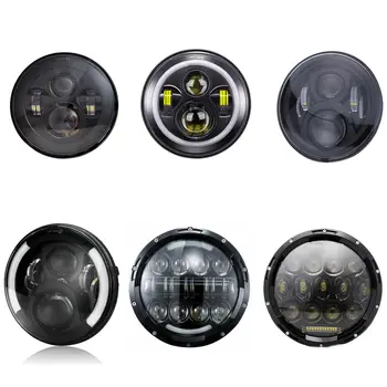 

7Inch Round LED Headlights for Cars DRL Projector Amber Turn Signal for Jeep Wrangler Suzuki Samurai Nissan Lada 4x4 urban Niva