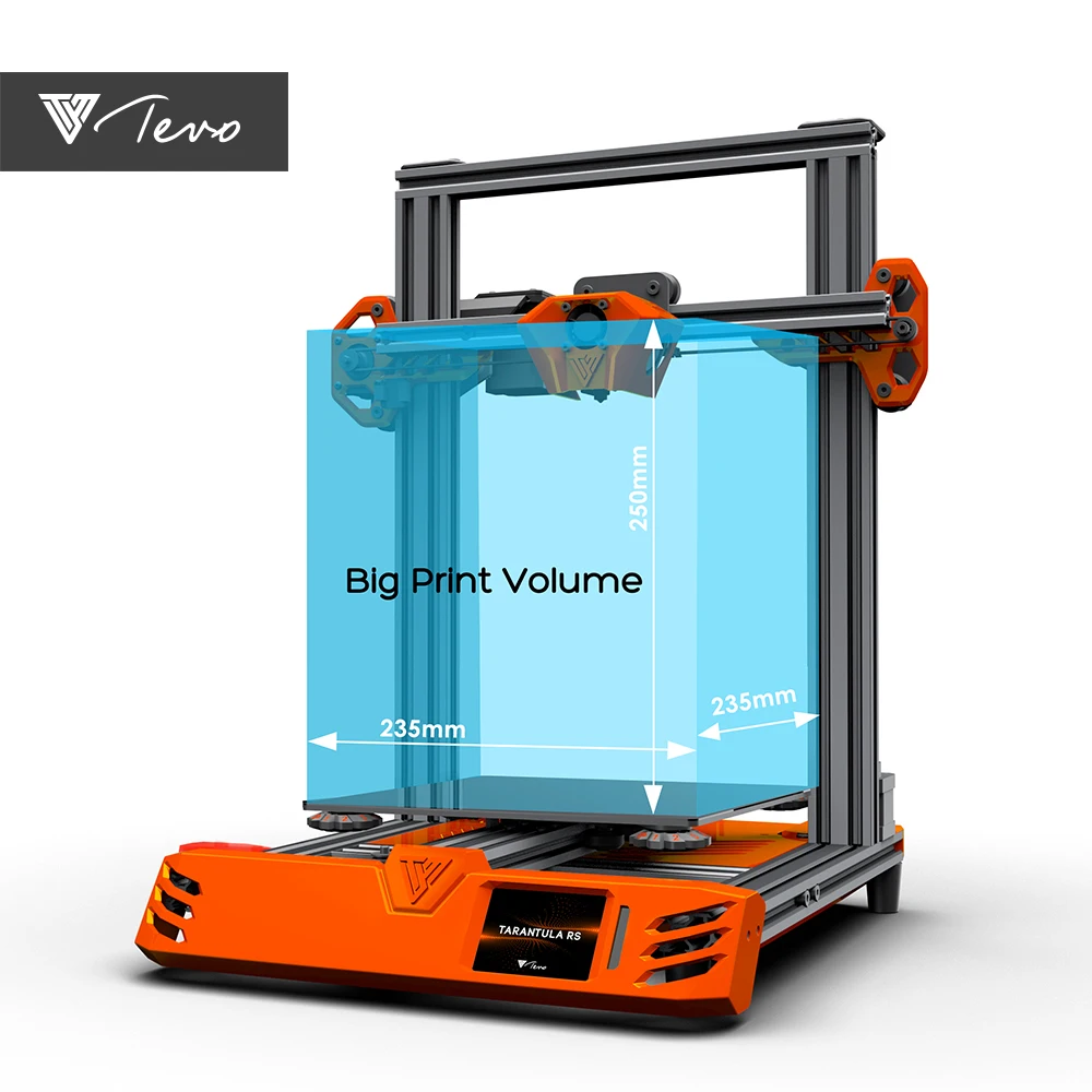 TEVO Тарантул RS алюминиевый экструзионный 3d принтер DIY kit Dual Z upgrated AC кровать с подогревом сенсорный экран
