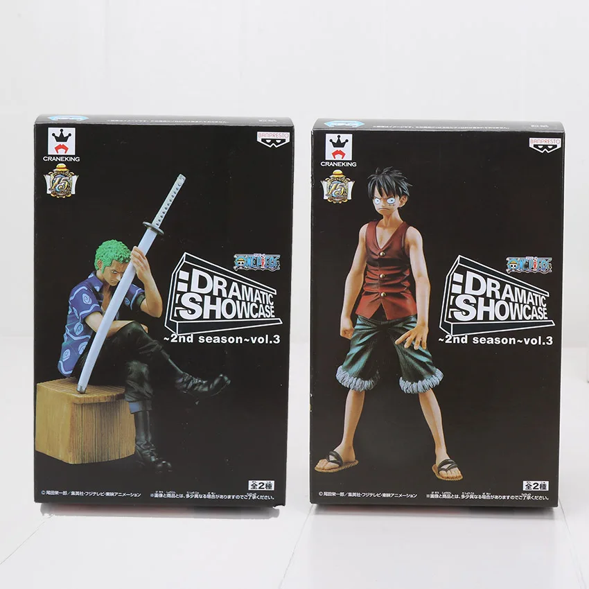 14445 luffy zoro box Аниме one piece Figure Roronoa Зоро фигурка битва Версия ренгоку онигири Зоро ПВХ модель куклы 13-26 см игрушки - Цвет: 14445 luffy zoro box