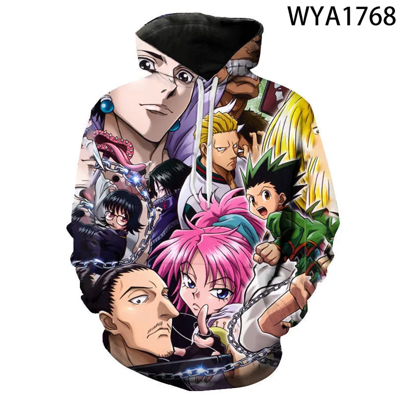 Толстовка унисекс с 3D принтом HUNTER X Killua | Мужская одежда