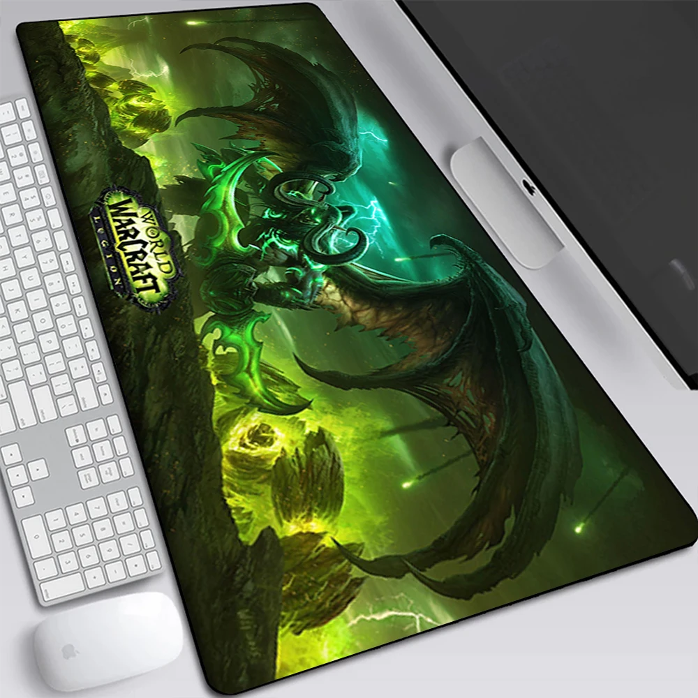 World of Warcraft Illidan Large Gaming Mouse Pad Computer Mousepad Keyboard Pad Desk Mat PC
