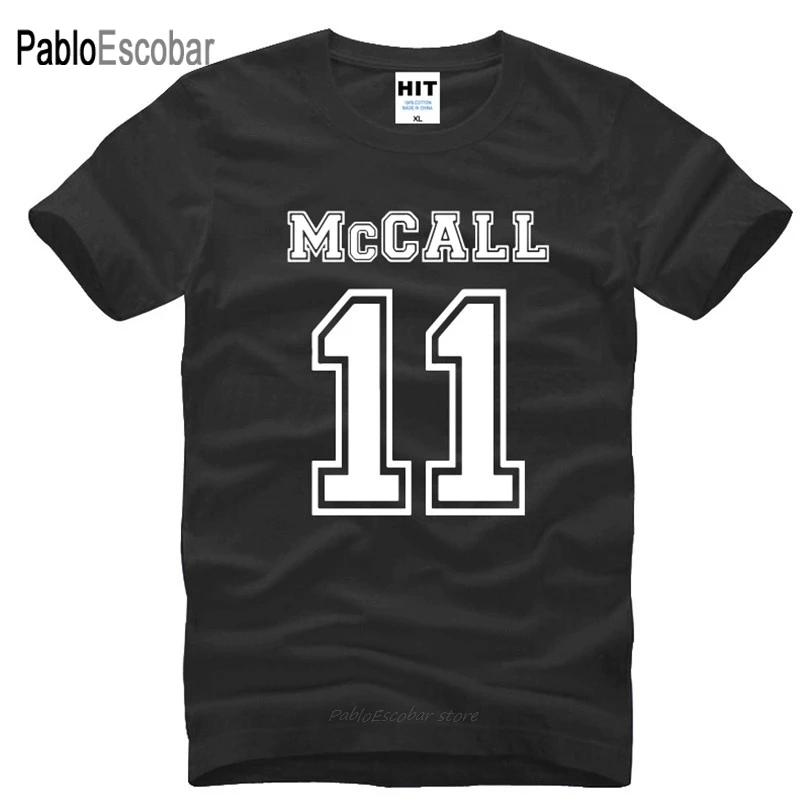 Мужская футболка с надписью Teen Wolf McCall 11 для мужчин новинка короткий рукав хлопок