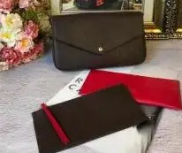 

2019 New Fashion POCHETTE Handbag Chain Bag Messenger Bag Real Leather Three Piece Set metis bag with dust bag and box