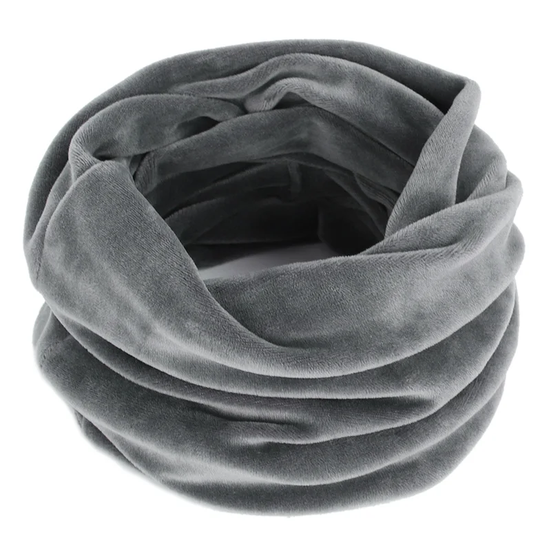 Стойкий цвет для женщин шляпа Зимняя мужская теплая шляпа для отдыха на открытом воздухе хлопок кость утепленная Флисовая Балаклава женская шляпа головной платок - Цвет: Gray