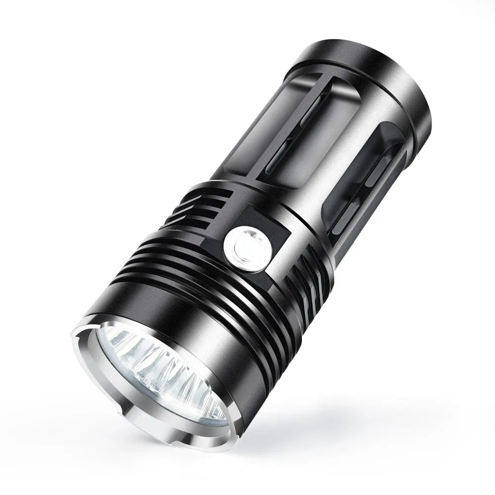 Bicycle front light Powerful LED Flashlight 3XHP70 Torch Waterproof Lamp Ultra Bright for Fishing Camping Cycling #1c15 (3)
