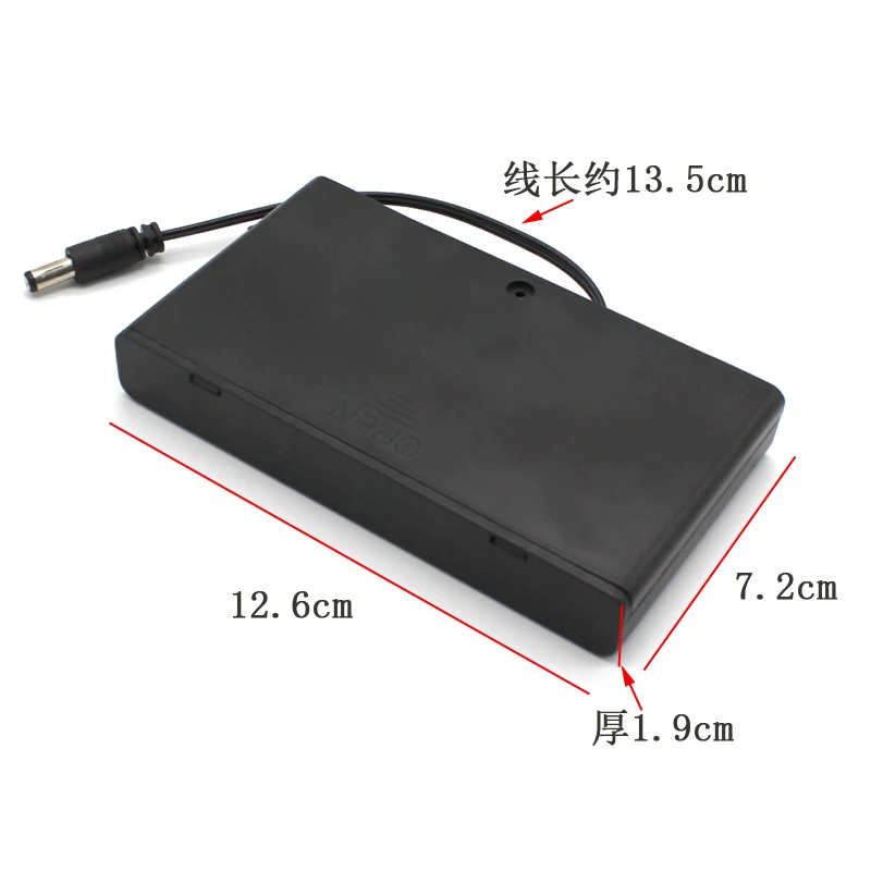5th 8 раздел с крышкой с аккумулятор коробка DIY малая производственная модель 12v блок питания 5th сухая батарея серии