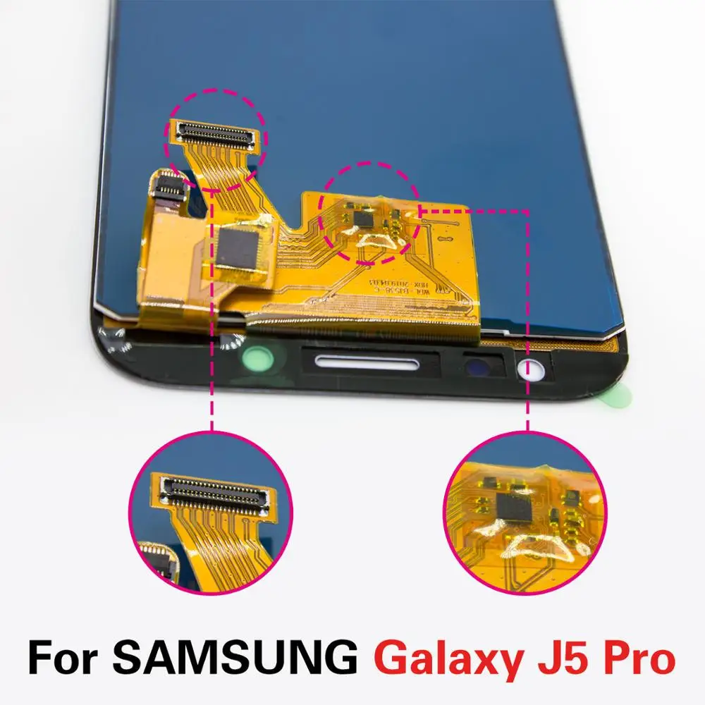 ЖК дисплей Ecra для samsung Galaxy J5 2017 SM J530 J530F J530FN Pantalla сменный дигитайзер в сборе +
