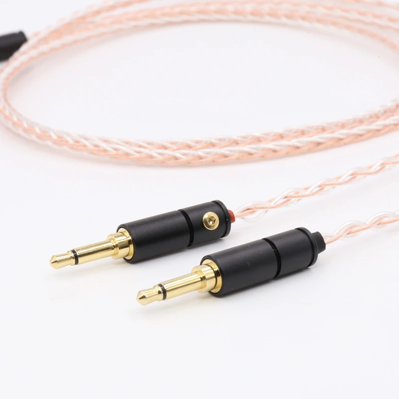 Free shipping 5N OFC copper upgrade audio earphone wire headphone cable for headset HD700