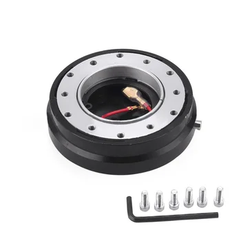 

Car Hub Adapter Quick Release Snap Off Boss Kit Black Accessories Parts