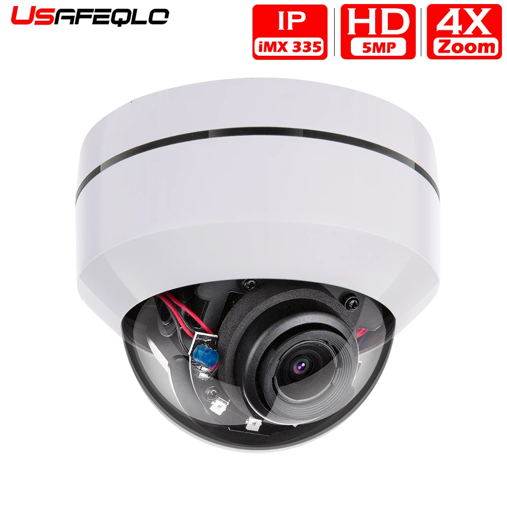 Ip-камера Проводная 5MP Крытая/наружная камера PT скорость купольная CCTV ИК Onvif ip Cam Проводная камера видеонаблюдения Camara может хранить