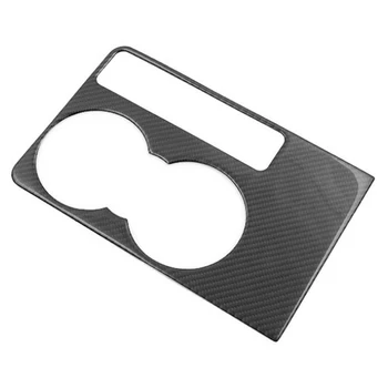 

Carbon Fiber Water Cup Holder Trim Front Drain Cup Frame Decal Frame Cover Trim Car Accessories for XF XE XJ
