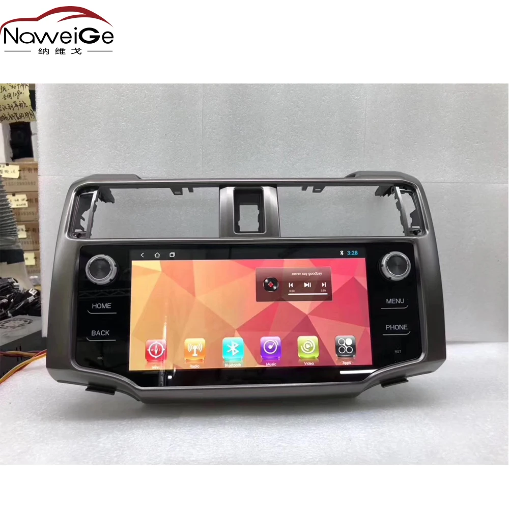 NaweiGe 9 дюймов Android автомобильный dvd для Toyota 4Runner gps навигация стерео головное