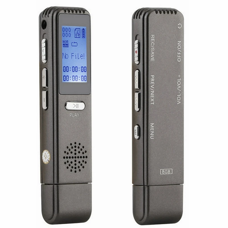8 ГБ диктофон Usb цифровой Аудио запись голоса Ручка с Wav mp3-плеер
