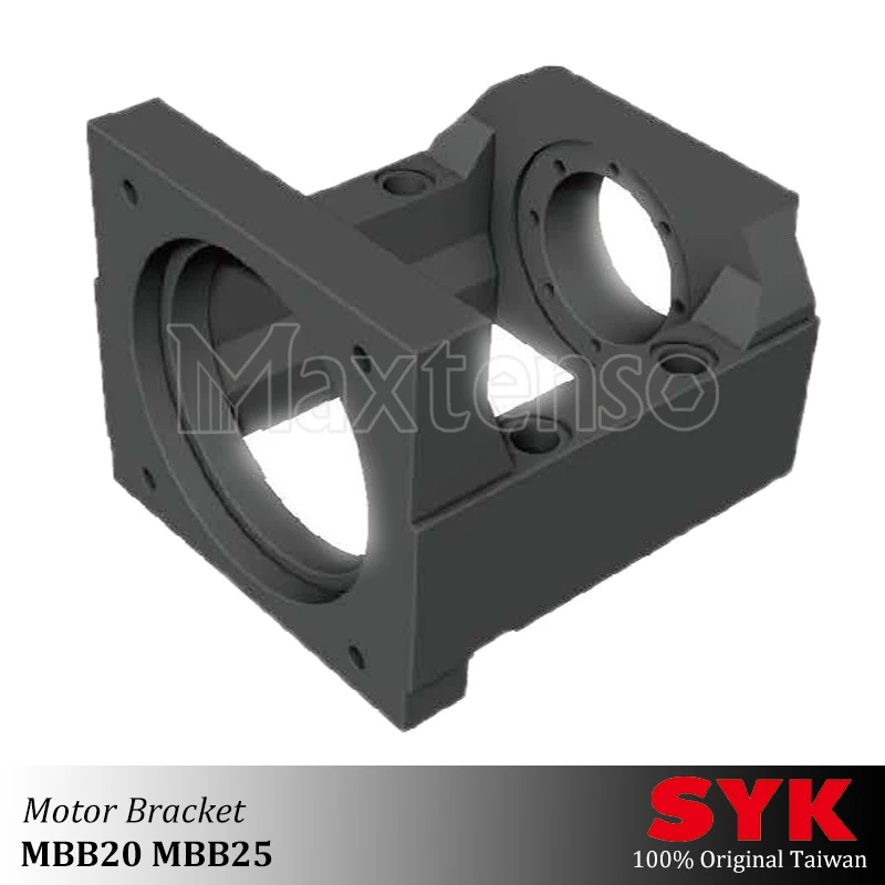 

SYK Premium Motor Bracket ball screw motor housing MBB20 MBB25 for stepper motor with support unit FK20 BF20 FK25 BF25 and Coupler Professional cnc components for machine