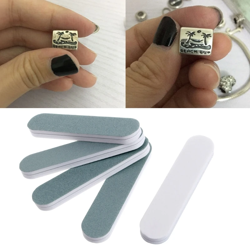 10 шт. мини-Полировка ювелирных изделий полосы буфера дизайн ногтей Шлифовальные пилки маникюрные инструменты