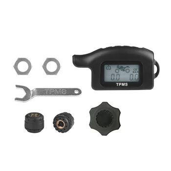 

Motorcycle TPMS External Sensor Tire Pressure Monitoring Tyre Temperature Alarm System Motorbike Accessories