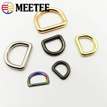 

20pcs 10/13/15/20/25mm Metal O D Ring Buckles Bags Backpack Strap Belt Dog Collar Webbing Clasp DIY Leather Craft G7-3