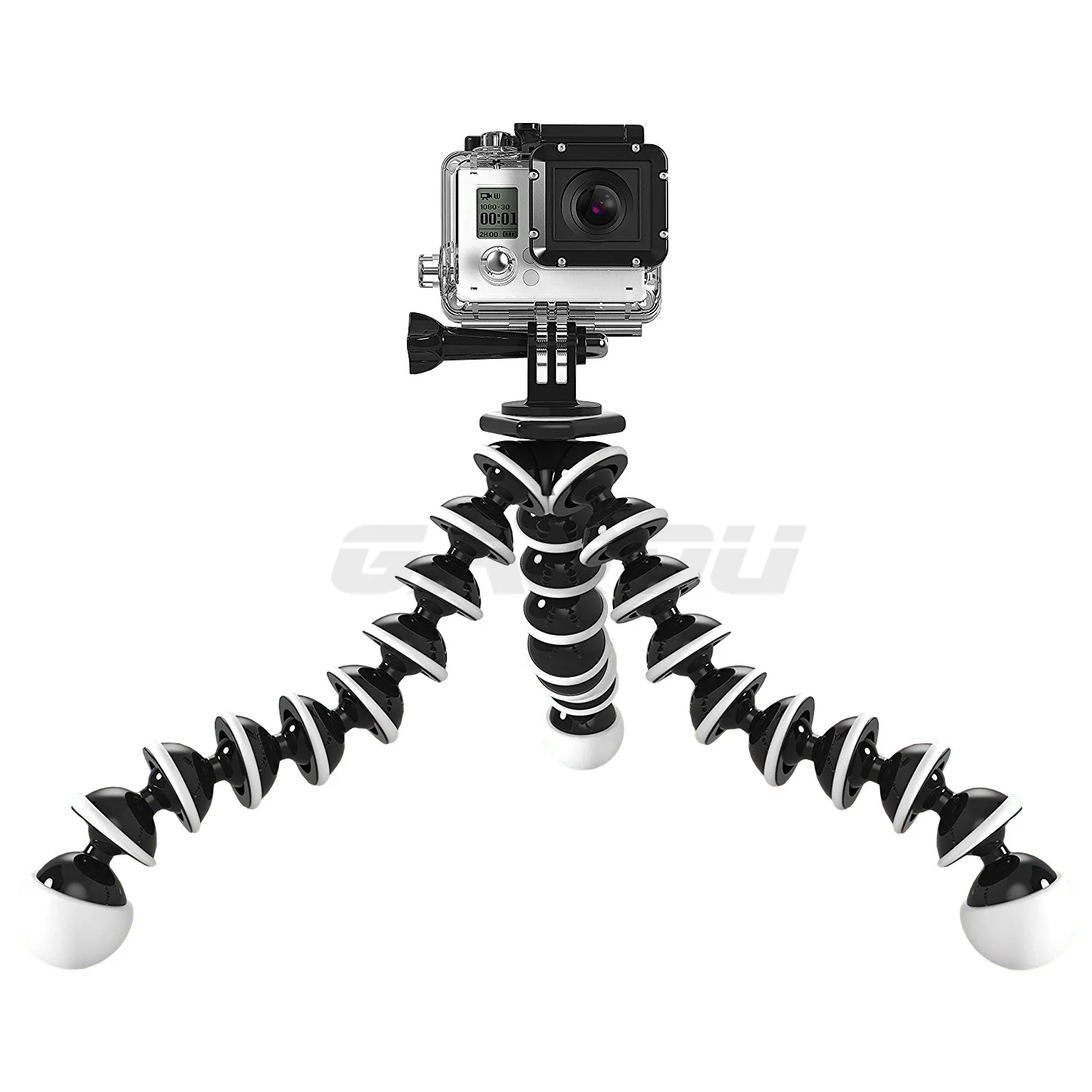  GAQOU Large Size Flexible Tripod Stand Mini Gorillapod Monopod Octopus Tripod for Gopro Digital Cam