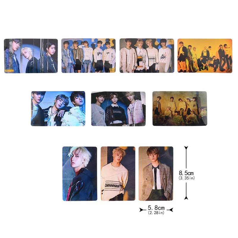 10 шт./компл. KPOP Stray Kids альбом желтая древесина Lomo карты фото карты наклейки фотостудии плакат подарочный канцелярский набор